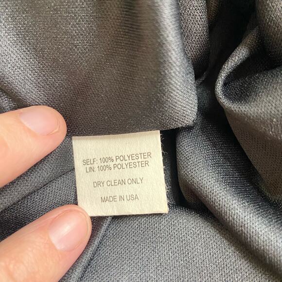 Voom by Joy Han Slip Dress Women’s XS Black Floral Lace Romantic Dark Date NWT - Picture 7 of 11